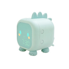 Ночник, настольная лампа с будильником Goldlux 331786 Filip LED 1x1.5W RGB IP20 зеленая