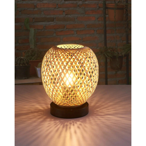 Настільна лампа Goldlux 329202 Zanzibar E27 1x20W IP20 бежева