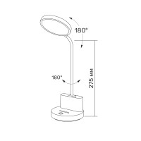 LED лампа настiльна з акумулятором TITANUM TLTF-011W 6W 2700-6000K