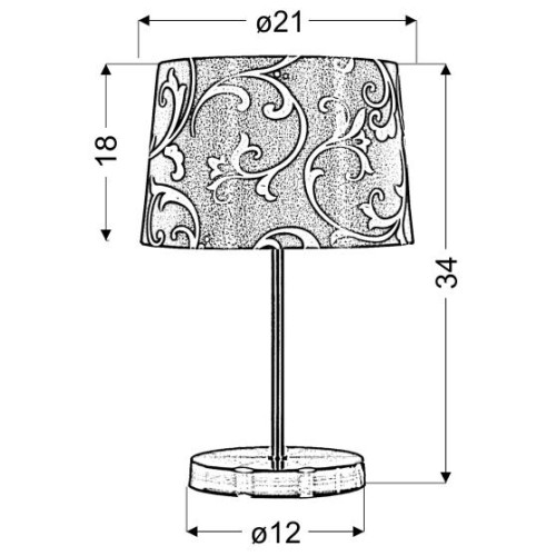Настільна лампа Candellux 41-55873 AROSA
