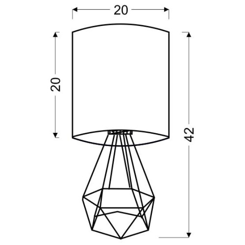 Настільна лампа Candellux 41-62925 GRAF