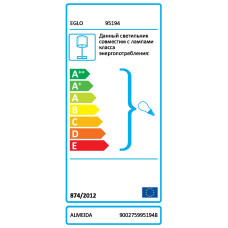 Настольная лампа ALMEIDA EGLO 95194