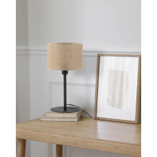 Настільна лампа TK Lighting 5552 Juta E27 1x15W IP20 чорна