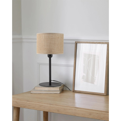 Настільна лампа TK Lighting 5552 Juta E27 1x15W IP20 чорна