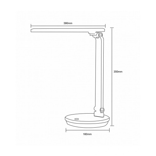 Настольная лампа Zuma Line SM-542 LED 1x5W 3000K–6000K 250Lm IP20 черная