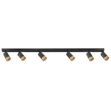 Светильник поворотный, спот Goldlux 323576 Arras GU10 6x10W IP20 Черный