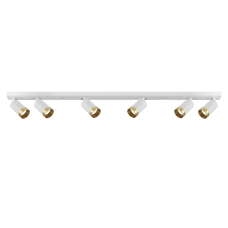 Светильник поворотный, спот Goldlux 323637 Arras GU10 6x10W IP20 Белый