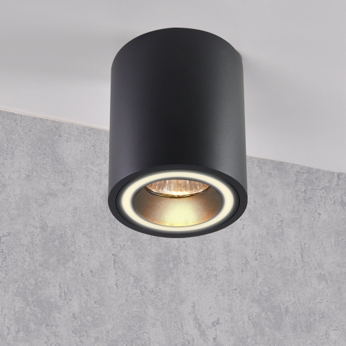 Точечный светильник Goldlux 323651 Falco GU10 1x10W IP20 BK