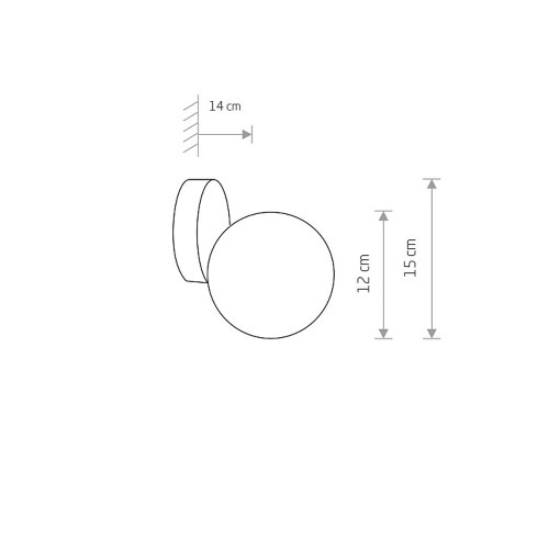 Бра Nowodvorski 8126 Ice Ball