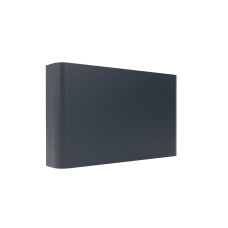 Бра, настенный светильник Nowodvorski 9710 Haga G9 2x10W IP20 графитовый