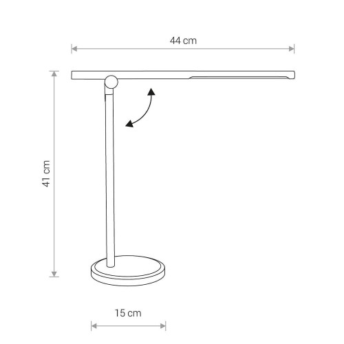 Настольная лампа Nowodvorski 8358 Smart LED 1x8W 3000K-6000К 400Lm IP20 черная