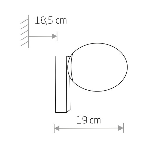 Бра Nowodvorski 8132 Ice Egg C