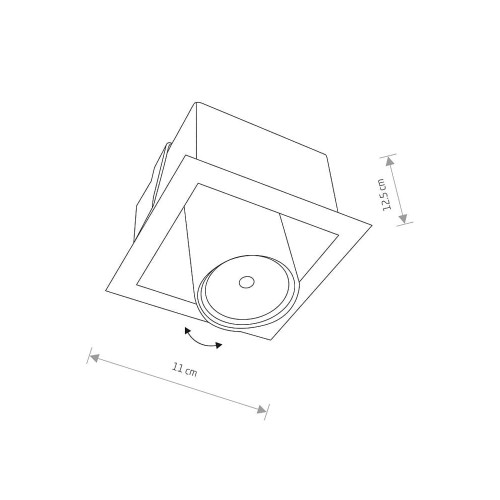 Точечный светильник Nowodvorski 8937 Eye Mod GU10 1x10W IP20 черный