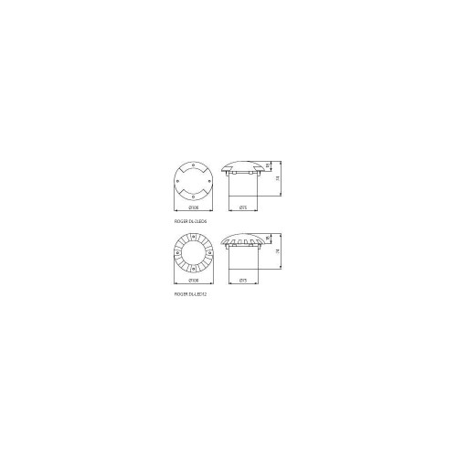 Грунтовый светильник Kanlux 7281 Roger