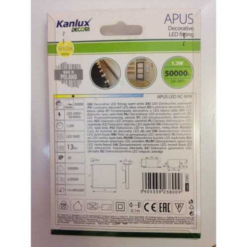 Светильник для лестницы Kanlux 23800 APUS LED