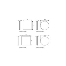 Вуличний світильник Kanlux 26443 Varso led 18w-nw-l
