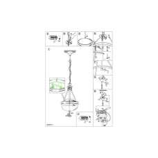 Люстра подвесная Eglo 82747 Savoy