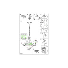 Люстра подвесная Eglo 82748 Savoy