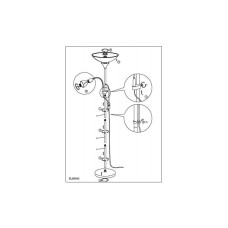 Торшер Eglo 82843 UP 2