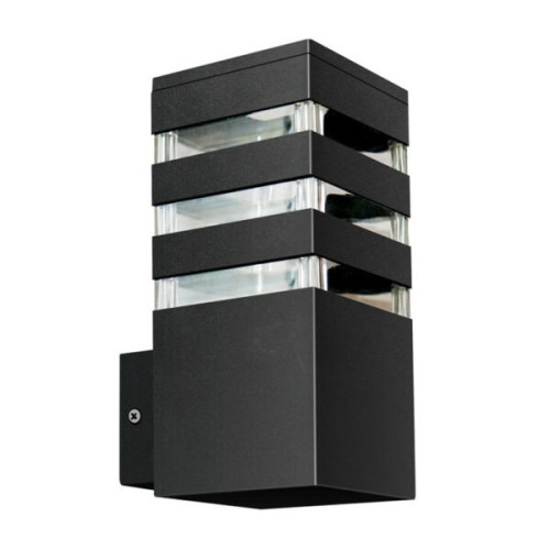 Уличный светильник Goldlux 316165 Teksas E27 1x12W IP44 GR