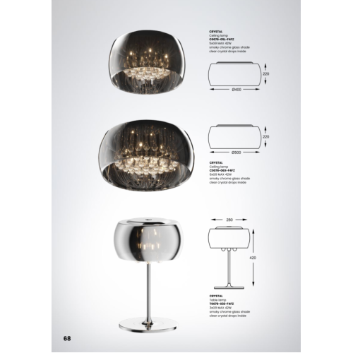Люстра Zuma Line C0076-05L-F4FZ CRYSTAL
