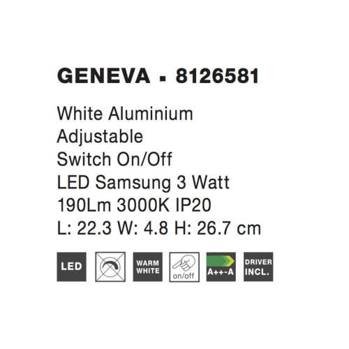 Бра NOVA LUCE GENEVA 8126581