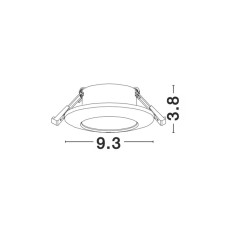 Вбудований світильник NOVA LUCE TEX 9012121