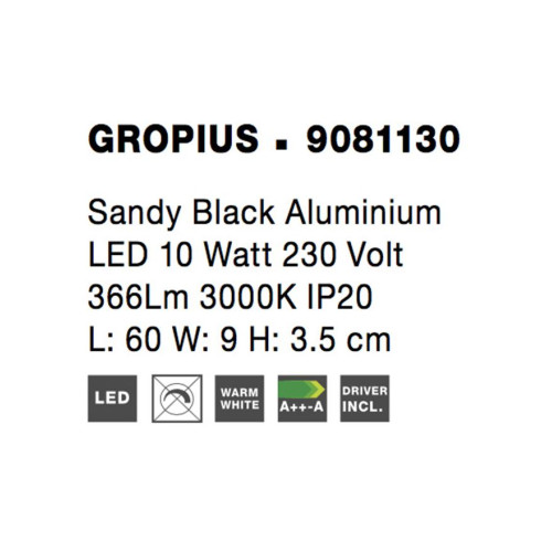 Бра NOVA LUCE GROPIUS 9081130