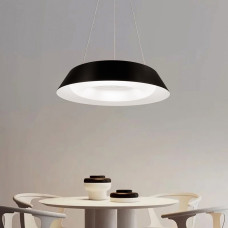 LED светильник подвесной круглый в черном корпусе | Line F | Арт. 12104 P-500 P BK 