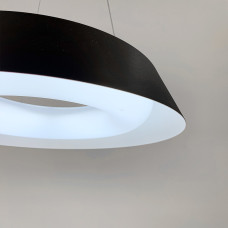 LED светильник подвесной круглый в черном корпусе | Line F | Арт. 12104 P-500 P BK 