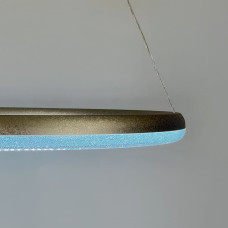 LED люстра подвесная в кольцевом корпусе Ø 65 см | Line F | Арт. MJ342-600 Ice Flower Silver 