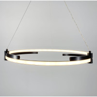 LED люстра в черном каркасе | Line F | Арт. SGA18 