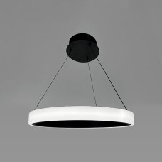 LED люстра подвесная в кольцевом черном корпусе Ø 50 см | Line F | Арт. MJ313-500 BK 
