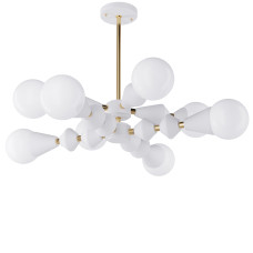 Люстра Dome V8 horizontal PikArt арт. 5990 Золотий/білий