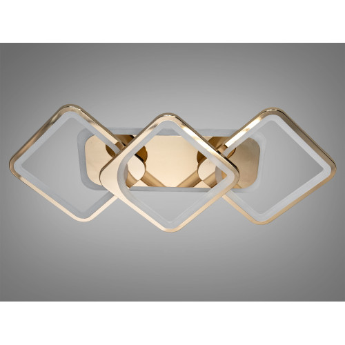 Потолочная люстра с диммером и LED подсветкой, 75W (арт. 8060/2+1G 3col dim)