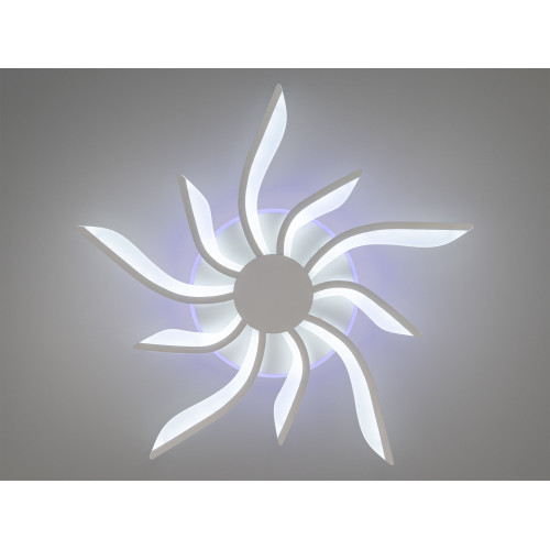 Потолочная светодиодная люстра с диммером 82W (арт. 2480/5+5WH 3col dim)