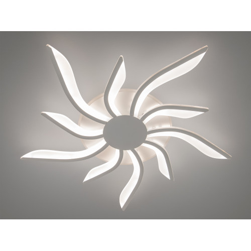 Потолочная светодиодная люстра с диммером 82W (арт. 2480/5+5WH 3col dim)