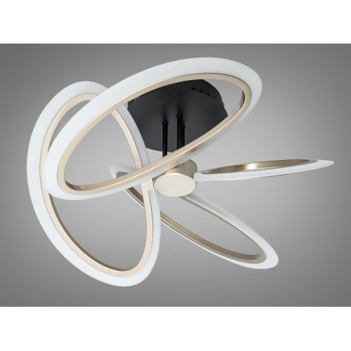 Світлодіодна стельова люстра Diasha WG5144 шампань 60W пульт регулювання 3200-600 (арт. WG5144/4)