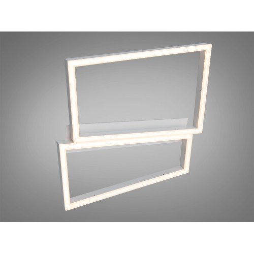 Люстра LED стельова біла 57 W з пультом (арт. 2552BK dimmer)
