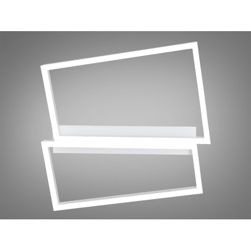 Люстра LED стельова біла 57 W з пультом (арт. 2552BK dimmer)