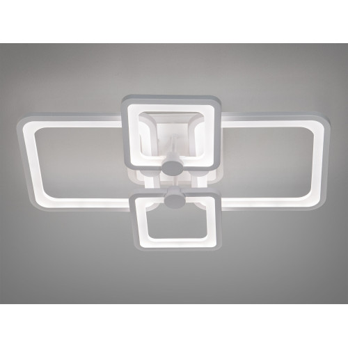 Потолочная светодиодная люстра с диммером 76W (арт. 8208/4WH 3col dim)