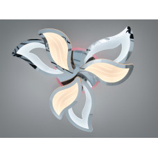 LED люстра потолочная хром 78W диммер 3 модуля