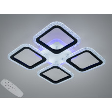 LED люстра черная 55W пульт диммер 4 мод (арт. AS8170/4BK 3col dim)