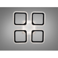 LED люстра черная 55W пульт диммер 4 мод (арт. AS8170/4BK 3col dim)