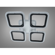 LED люстра черная 55W пульт диммер 4 мод (арт. AS8170/4BK 3col dim)