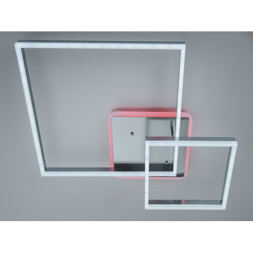 Потолочная LED люстра хром мат 84Вт пульт 14м² (арт. 2549NEW HR 3col dim)