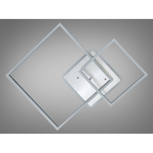 Потолочная LED люстра хром мат 84Вт пульт 14м² (арт. 2549NEW HR 3col dim)