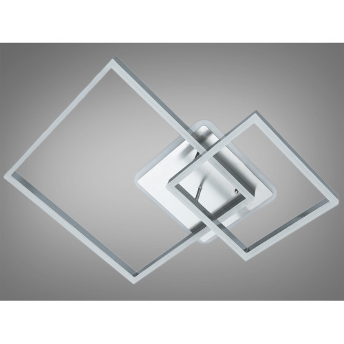 Потолочная LED люстра хром мат 84Вт пульт 14м² (арт. 2549NEW HR 3col dim)