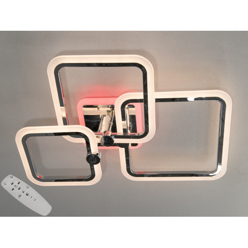 Потолочная светодиодная люстра с диммером 65W (арт. A8208/3G 3col dim)