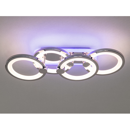 Потолочная люстра с диммером и LED подсветкой, 65W (арт. H8022/2+2HR 3col dim)